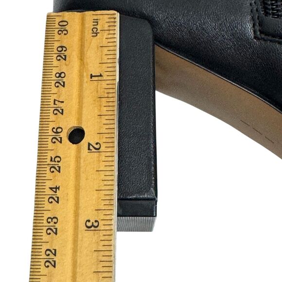 Vince Camuto Boots Womens Size 9 Black Oskana Ankle Pointed Toe Block Heel Zip - Picture 6 of 8